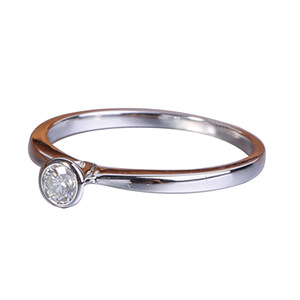 Anillo redondo para mujer, minimalista, elegante, a la moda, accesorios de regalo diarios - Product Image 5