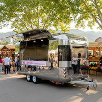 Camion de cuisine mobile pour poulet frit, camion de restauration pour pizzas et burgers, camion de tacos, camion de café mobile, chariot de hot-dogs