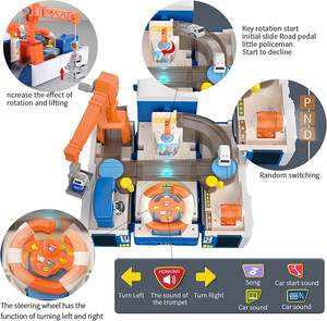 Pistes <span class=keywords><strong>de</strong></span> voiture <span class=keywords><strong>de</strong></span> <span class=keywords><strong>course</strong></span> double pour garçons Jouets d'aventure en bus <span class=keywords><strong>de</strong></span> ville chaude avec volant Jouets éducatifs <span class=keywords><strong>de</strong></span> sauvetage en ville - Product Image 4