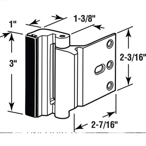 Baby Defender Security Satin Niken Cửa Tăng Cường Khóa Bảo Mật Cao Cho Nhà Của Bạn Và Ngăn Chặn Serrure De Bebe Trancar <span class=keywords><strong>Snap</strong></span> - Product Image 5