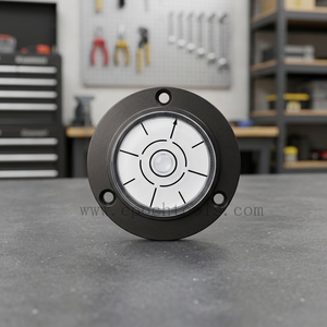Nivel de burbuja redondo con orificios para tornillos, mini nivel de burbuja tipo ojo de buey, vial circular de precisión para integración en herramientas y nivelación - Product Image 2
