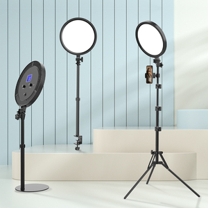 LED Video Bảng điều khiển ánh sáng mềm có thể điều chỉnh Studio chụp ảnh trực tiếp hội nghị truyền hình trang điểm <span class=keywords><strong>Youtube</strong></span> từ xa không dây - Product Image 1