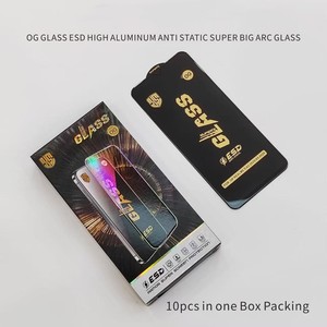 <span class=keywords><strong>Protection</strong></span> d'écran en <span class=keywords><strong>verre</strong></span> trempé HD transparente en gros pour iPhone 15 Pro Max 16 17 18 2026 – Meilleure vente – <span class=keywords><strong>Verre</strong></span> OG – Boîte de 10 en 1 - Product Image 3