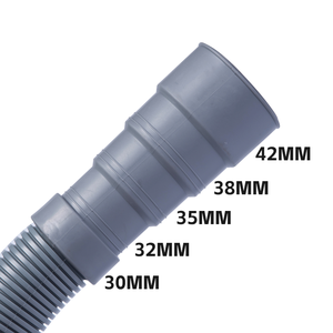 PE + EVA Ângulo Conector Flexível Rubber Washer Drain Mangueira Set para Lavar Máquina Conveniente Extensão Descarga Mangueira Tubo - Product Image 4