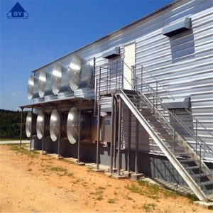 Poulailler pour 10000 poulets structure préfabriquée en acier à structure légère poulailler bâtiment de ferme avicole - Product Image 2