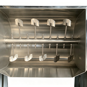 Macchina Miscelatrice Automatica per Vernici a Nastro da 500L in SUS304 con Riscaldamento Elettrico a Doppio Rivestimento e Funzione Anti-Grumolamento per Polveri - Product Image 6