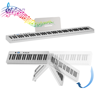 Instrument de musique chinois 88 claviers Piano pliant Piano numérique professionnel intelligent Piano pliant redéfinissant Portable
