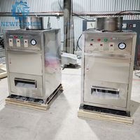 Éplucheur d'ail intelligent 150 kg/h à haut rendement, machine à éplucher l'ail électrique pour le traitement commercial de l'ail