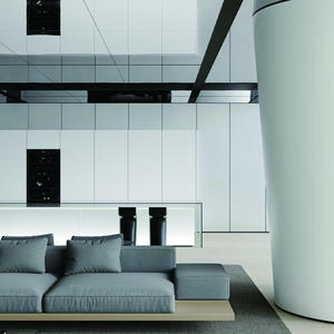 Nuovo <span class=keywords><strong>Design</strong></span> Parete Divisoria Modulare Argento Pannelli Acustici Personalizzati per Ufficio Commerciale Scuola Casa Negozio Centro Commerciale - Product Image 3