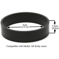 Set Sabuk Karet Vakum Pengganti Cocok untuk Kirby Semua Seri Generasi 301291 Suku Cadang Penyedot Debu Aksesori Tali Hitam