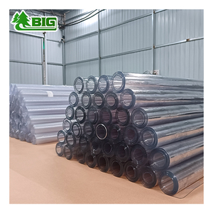 Boligao Flexible Transparent PVC <strong>Sheet</strong> Waterproof <strong>Table</strong> Cloth Roll Soft Hardness For Photo Frame Packaging Film Craft Candle Use - Product Image 1