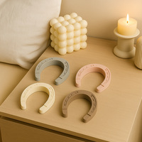 Moule en silicone HY pour fer à cheval en résine, moule de moulage en époxy pour sabot, décoration d'intérieur