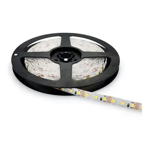 Siêu Sáng 24V LED Strip Ánh Sáng 2835 Ấm Trắng 3000K 5000K Ánh Sáng Ban Ánh Sáng Ban Ánh Sáng Màu Kép 168 LED/M LED Ánh Sáng Phòng