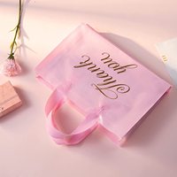 Sac en plastique rose personnalisé réutilisable pour le shopping commercial, idéal pour les demoiselles d'honneur et les mariages – Nouveauté irrésistible