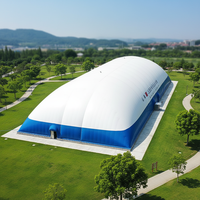 Dôme Gonflable Industriel Chinois à Membrane PVDF, Résistant au Feu et Écologique, pour Garage, Hangar, Tente et Salle de Sport