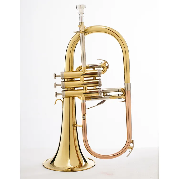 Sehr gute Messing instrumente Flugel horn Für Anfänger Günstiger Preis