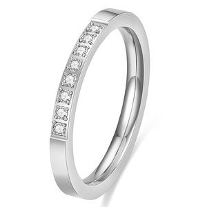Bague en or pour femme avec zircon et accents de diamants, sertie à griffes, bijoux de fiançailles CG1844 - Product Image 5