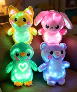 Fornitore all'Ingrosso <span class=keywords><strong>con</strong></span> Fornitura Stabile Senza Pressione di Magazzino TKGlowBabies Nuovo Giocattolo di Peluche Luminoso e Brillante per Bambini - Product Image 4