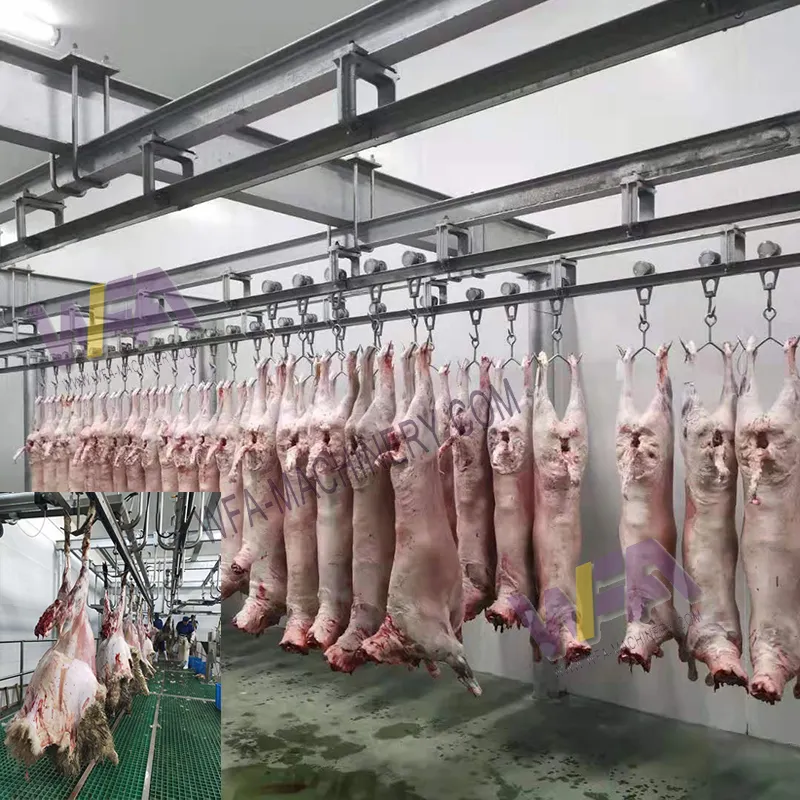 Halal slaughter house line lamb abattoir machine meat processing machinery for sheep slaughterhouse equipment