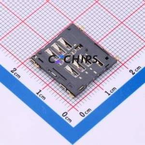 SMO-1517 SIM Card Connector SMD Connector Plug-In Type Micro SIM Card Card Holder With Card Detection - Product Image 2