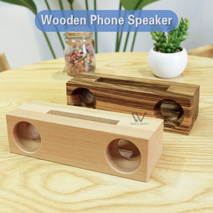 Soporte de <span class=keywords><strong>altavoz</strong></span> para teléfono móvil, amplificador de sonido de bambú para <span class=keywords><strong>Samsung</strong></span>, soportes de madera, soporte de escritorio - Product Image 4