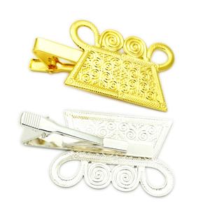 カスタマイズ可能なメタルタイクリップメーカー卸売ヴィンテージタイバーユニークなカスタム刻印ボロスーツ男性用ゴールドメタルタイクリップ - Product Image 2