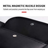 Sac de rangement suspendu pour coffre, sac de rangement en cuir pour dossier de siège arrière de SUV, sac en maille pratique
