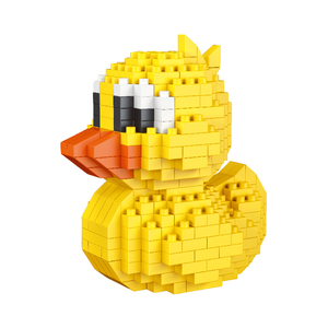 Serie creativa Mini Animal Building Block Puzzle simpatico topo di plastica pappagallo anatra Set regalo educativo - Product Image 4