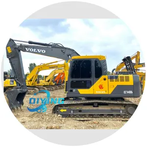 Vente en gros à bas prix de gros Volvo EC 140DL Excavateur hydraulique sur chenilles d'occasion EC120 EC190 Automatisation d'excavateur d'occasion