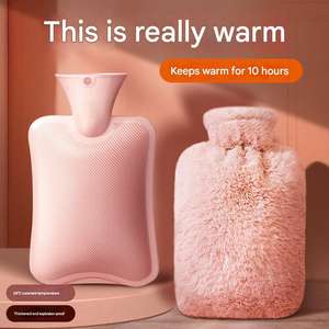 Bouteille d'eau chaude anti-explosion pour filles : Le chauffe-mains et chauffe-pieds ultime, chauffe-mains rechargeable à l'eau - Product Image 2