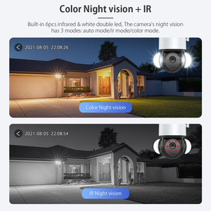 Cámara de Seguridad con Reflector Exterior TUOAN Tuya, Visión Nocturna a Todo Color, IP65, Compatible con Visualización en PC y Almacenamiento en la Nube - Product Image 4