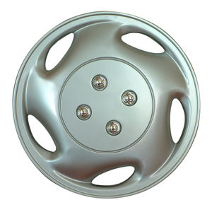 Capuchon <span class=keywords><strong>de</strong></span> <span class=keywords><strong>roue</strong></span> en alliage PP argent et noir, 13, 14 ou 15 <span class=keywords><strong>pouces</strong></span>, 1 pièce, meilleur prix - Product Image 4