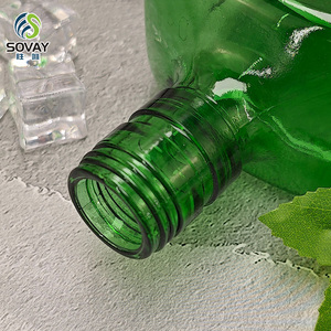 Botella de Vidrio Transparente Redonda de 700 ml <span class=keywords><strong>para</strong></span> Cerveza, en Colores Verde, Negro, Marrón y Azul, Personalizable al por Mayor - Product Image 4