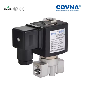 COVNA B2Bclearance vente électrovanne d'eau 1/4 pouces normalement fermée en acier inoxydable 12V électrovanne pour système d'irrigation - Product Image 4