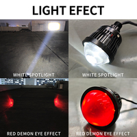 Projecteur LED automobile à faisceau puissant, yeux de démon, tout-terrain, haute luminosité, écologique, longue durée de vie, 25W DC 9-16V, lumière universelle