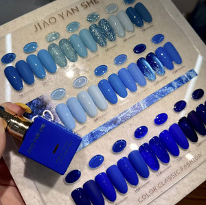 Vente en gros de 20 couleurs/lot de vernis à ongles gel oeil de chat kit de gel coloré prix bon marché kit de gel uv avec livre de <span class=keywords><strong>cartes</strong></span> de couleurs gratuites - Product Image 3