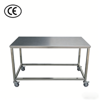 Plan de travail double couche en acier inoxydable pour usine alimentaire, durable et robuste, prix usine