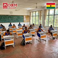 MINYI LEO Ghana - Mobilier de classe : Bureau d'école, Table en plastique, Table et chaise universitaires, et Table et chaise pour l'école