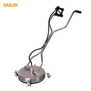Laveuse industrielle haute pression de 16.5 pouces avec double poignée de 6000psi, unité mobile à 4 roues neuve en acier inoxydable, accoudoirs durs - Product Image 1