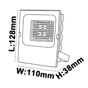 20 Wát Đèn pha thể thao ánh sáng không thấm nước IP66 công suất cao hiện đại ngoài trời <span class=keywords><strong>50</strong></span> <span class=keywords><strong>watts</strong></span> LED Flood Light đèn pha - Product Image 6