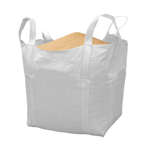 Ton Bag <b>Square</b> <b>Plastic</b> Bulk <b>Container</b> 1-1.5 Tons Durable For Engineering Projects - Product Image 1