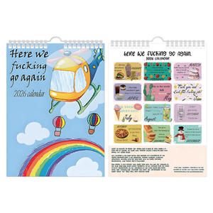 <span class=keywords><strong>Calendrier</strong></span> mural 2026 avec papier d'art pour 13 vacances légales lunaires et <span class=keywords><strong>du</strong></span> nouvel an pour l'affichage et la promotion - Product Image 4