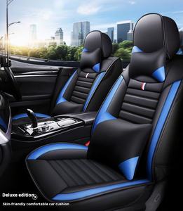 高級防水PVCレザーPUカーシートカバー耐摩耗性クッションハイランダーランドクルーザーCR-Vアコード - Product Image 2