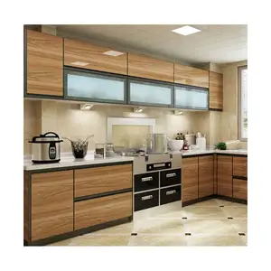 Prima Plywood Solid Wood Superior Cabinet For Kitchen With Sink Handles Designer Director Carefully Made Luxury Kitchen Cabinets