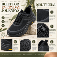 Chaussures de course pour hommes noires, respirantes, légères, en mesh, pour la salle de sport, le jogging, la marche, les activités de plein air, chaussures de sport décontractées pour hommes