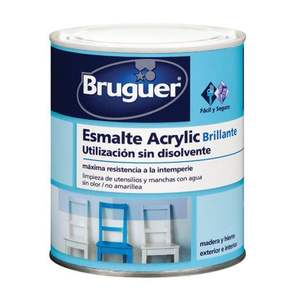 Esmalte acrílico multisuperficie blanco, 0,250l, acabado brillante, ideal para proyectos de decoración y manualidades. - Product Image 1