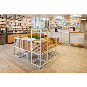 การออกแบบเคาน์เตอร์ขายยาทำจากไม้ดีไซน์ทันสมัยออกแบบได้ตามต้องการ - Product Image 1