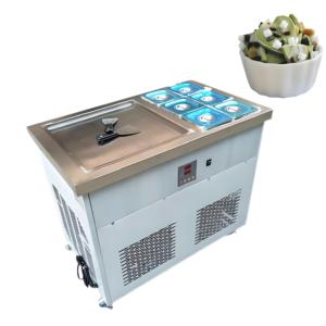 Machine à glace frite à fonctionnement flexible, machine à rouleaux de glace frite, machine à faire des glaces frites - Product Image 1