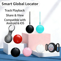 Traceur pour Animaux Compatible Double Système Android et iOS, Mini Traceur GPS Intelligent LBS avec Application Privée pour un Suivi Stable, Localisateur Double Système