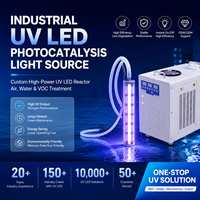Module de traitement des gaz d'échappement photocatalytique à LED UVA, LED UVA 365NM UVC 275NM pour les intégrateurs de systèmes de purification d'air pour processus industriels